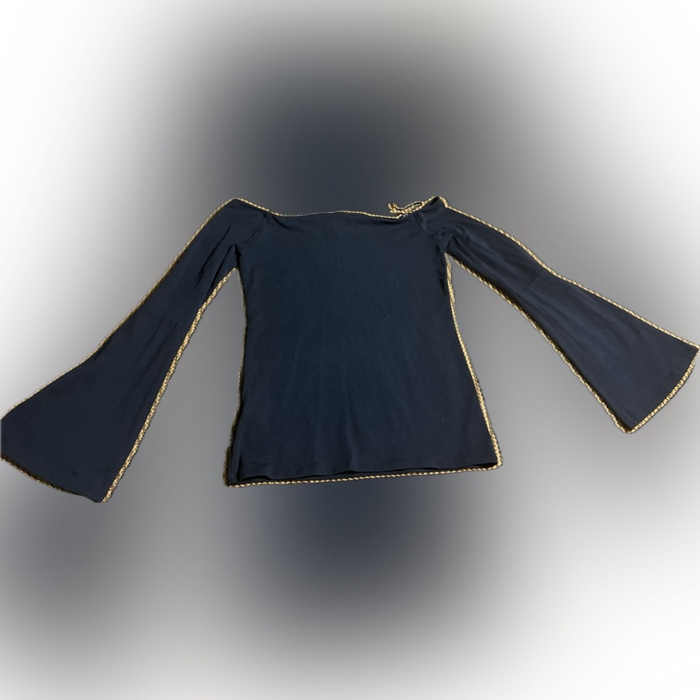 BANANA REPUBLIC | Black Off-Shoulder Top - Picture 2 of 3
